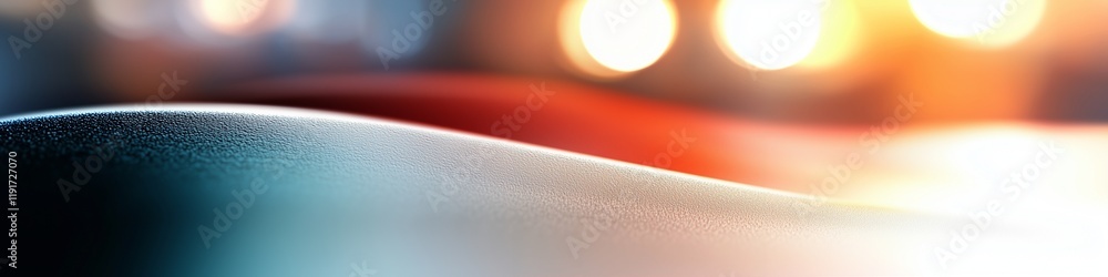 Poster fabric with soft texture and abstract background featuring smooth curves and vibrant colors