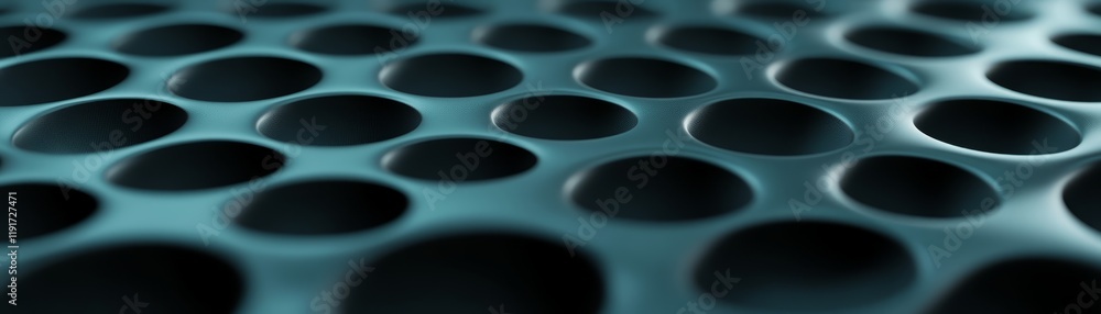 Aufkleber intricate metallic surface design, a closeup exploration of circular patterns and textures