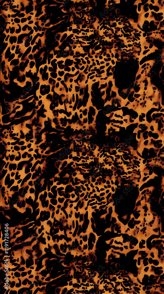 Poster abstract animal print background creates a dynamic, textured design for modern projects.
