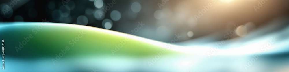 Poster abstract wave in modern graphic design with smooth flow and vibrant colors