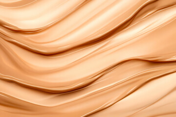 Obraz premium Liquid Foundation Makeup Swirls Smoothly and Creates a Visually Appealing Texture.