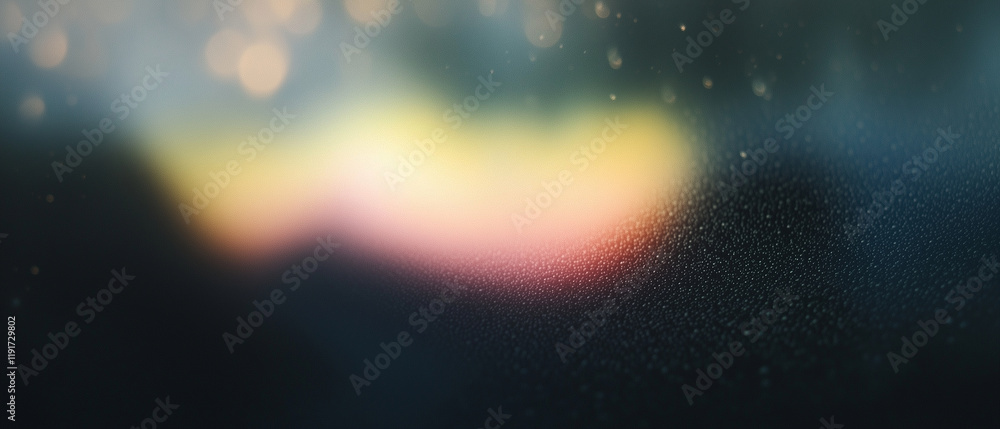 Poster Gradient background abstract blurred image with soft colors and light effects