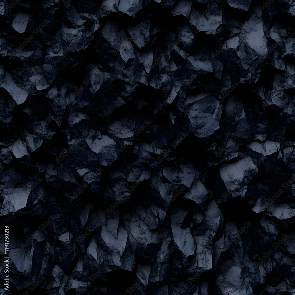 Poster dark rock texture forms a rugged and uneven surface seamlessly