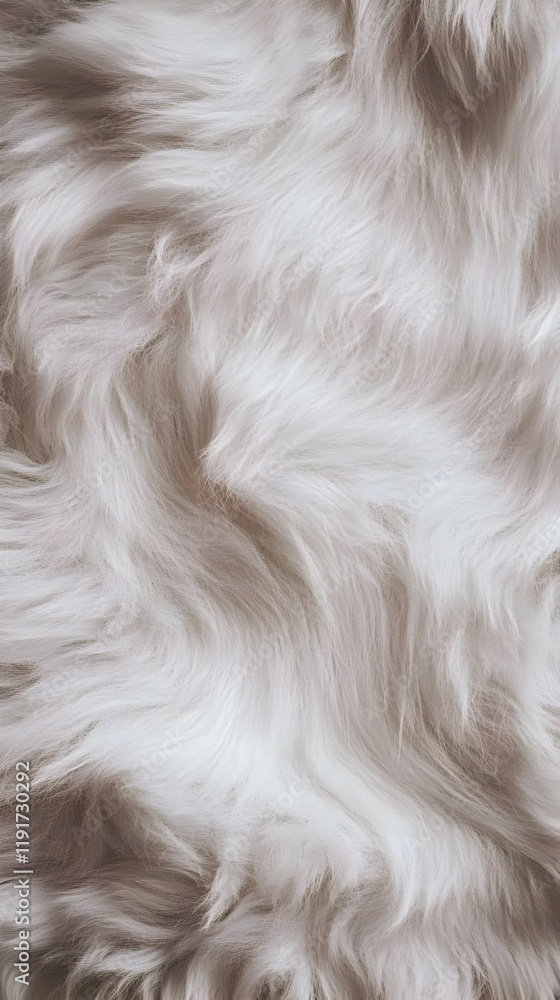 Aufkleber soft white fur texture background creates a smooth and elegant visual design
