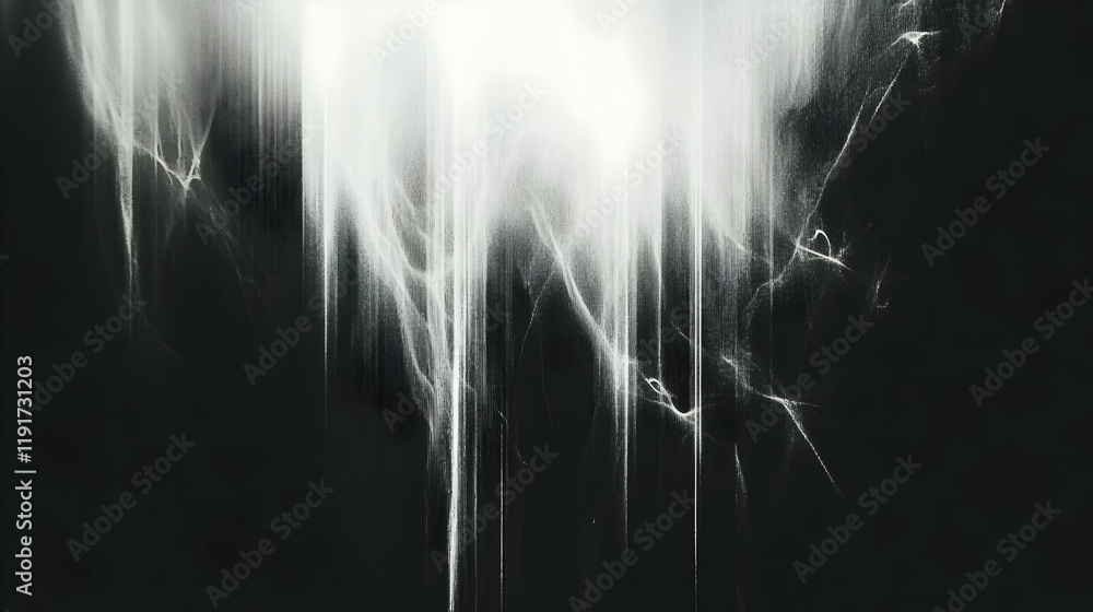 Poster abstract black and white background with vertical lines and grunge texture creates a dramatic effect