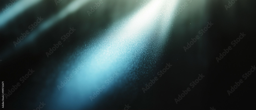 Poster light beams illuminating abstract patterns with dynamic motion and vibrant colors