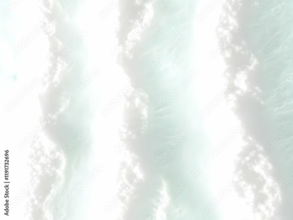 Poster abstract background with soft, dreamy green and white color palettes creates subtle visual texture.