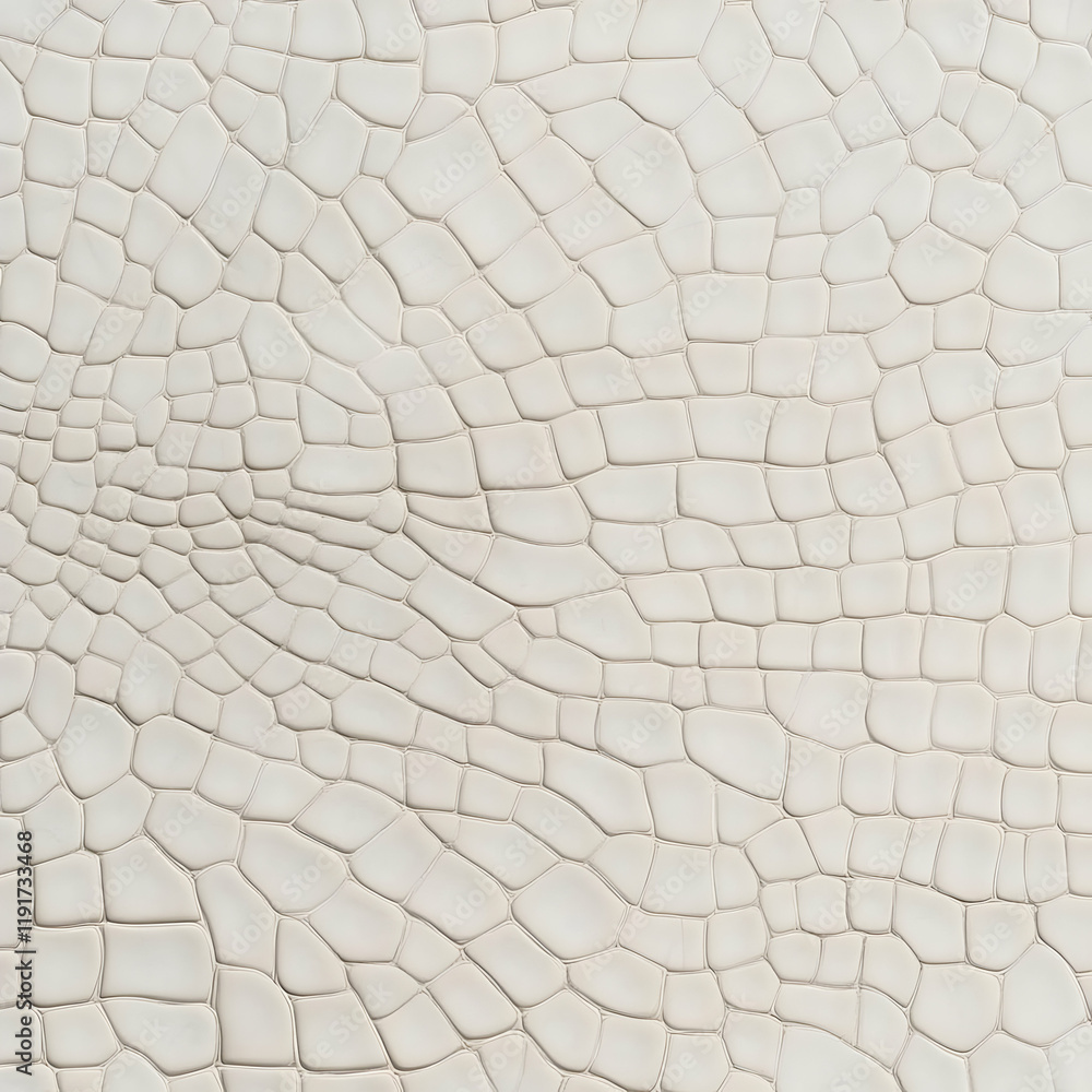 Poster white reptile skin texture background shows scales and patterns clearly and intricately in close-up