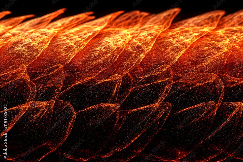 Poster abstract fiery wave background flows smoothly across the frame with vibrant energy and heat