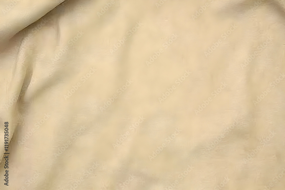 Aufkleber cream-colored fabric drapes softly, creating a textured background ideal for various design projects