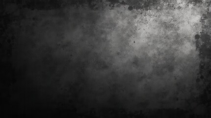 Monochrome Grainy Background, Black White Dark Noisy Texture