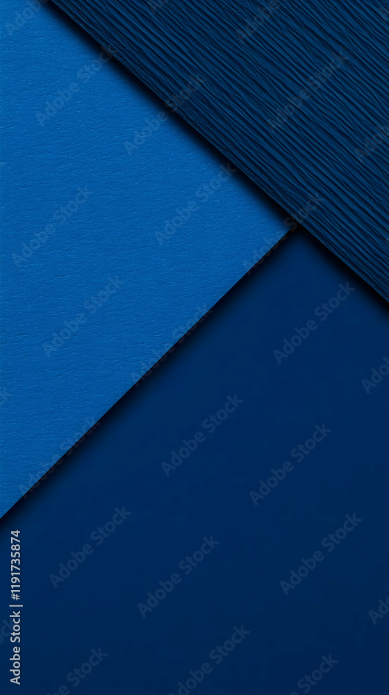 Poster abstract blue background with textured layers creates a modern and stylish design