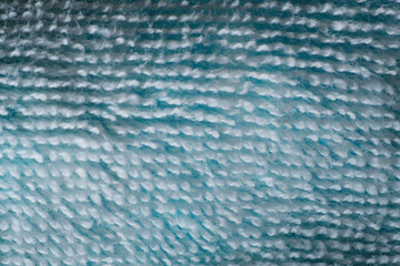 Close up shot of used towel texture as background