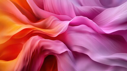 Abstract Colorful Swirls: A mesmerizing close-up of vibrant, swirling colors reminiscent of flowing fabric or paint.  The image evokes a sense of movement, energy, and artistic expression.