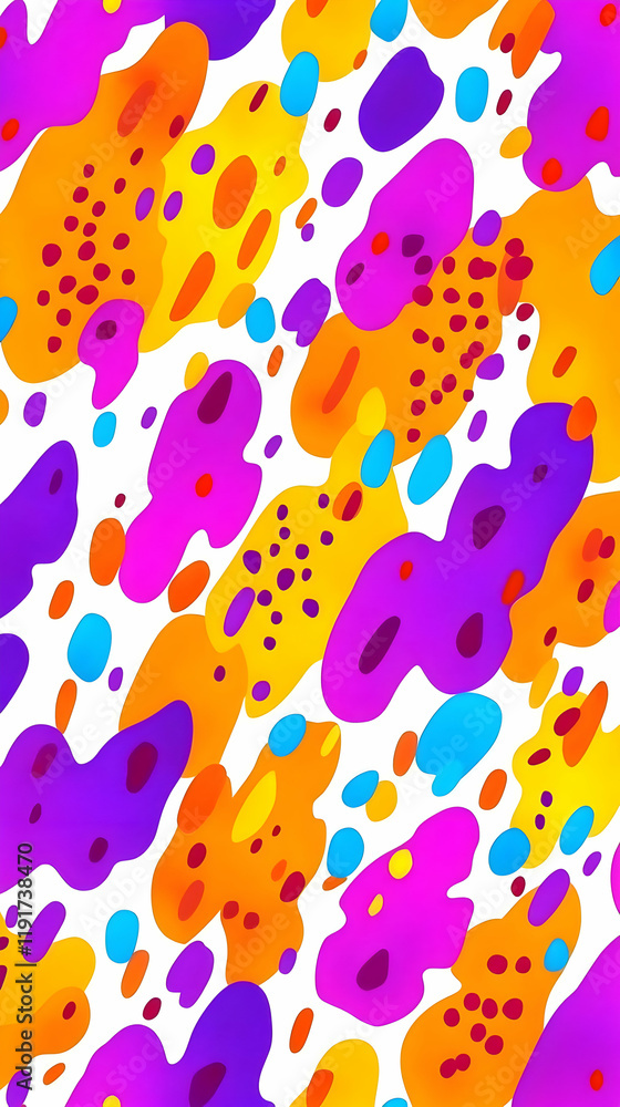 Poster colorful abstract background creates a vibrant and dynamic visual experience seamlessly