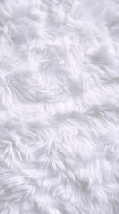 Fototapeta premium Soft White Fur Texture Background Creates a Cozy and Luxurious Feel