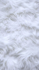 Obraz premium Soft White Fur Texture Creates a Cozy and Luxurious Background for Design Projects