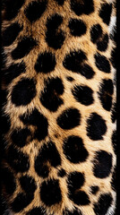 Close-up of Spotted Fur: A Detailed Look at Texture and Pattern Shows Soft and Natural Beauty.
