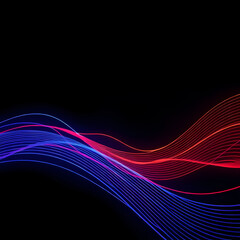 music rhythm line with dark background