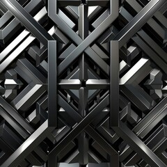 Modern Architectural Design. Fusion of Technology and Nature concept