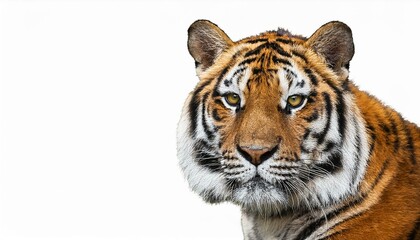 Fototapeta premium tiger isolated on transparent or white background