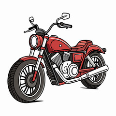 Fototapeta premium harley illustration