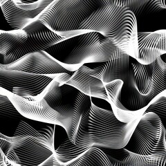 Harmony in Monochrome. Organic Landscape Concept