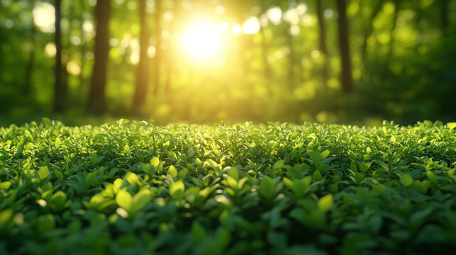 Paper earth globe surrounded by lush green foliage symbolizing environmental care protection sustainability and the fragility of the planet Earth Day concept with space for text in bright blurred tone