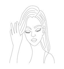 Beautiful Girl Face Drawing in Simple Steps. Easy Pencil Sketch of a Girl Face. Artistic Girl Face Pencil Sketch