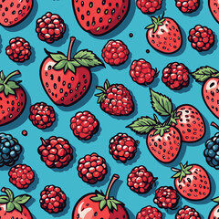 strawberry vector art for design needs