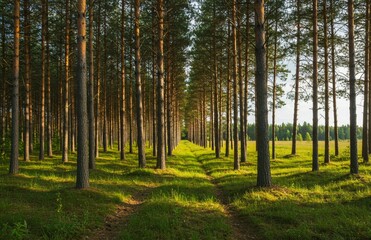 Obraz premium landscape with mountains and clouds