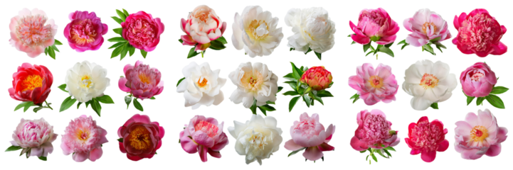 Collection of Peony Blooms