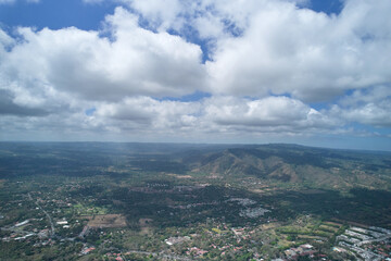 Green mountain landscape