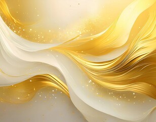 Elegant white and gold wallpaper design, perfect for adding a touch of luxury 