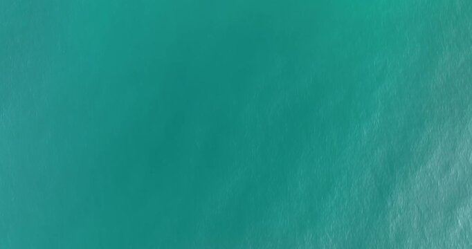 Aerial footage of beautiful sea wave and sunrise landscape