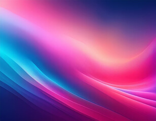 illustration of soft gradient with a blurred effect heavily diffused neon lights a mesmerizing abstract background with blending vibrant pink and blue hues into a soft dreamlike diffusion