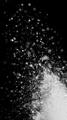 Abstract Monochrome Burst: A Study in Light and Shadow, Texture and Form in Black and White Photography