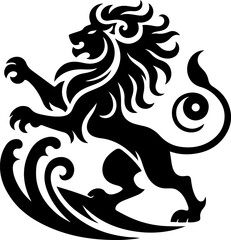 vector illustration classic sacred mythological animal symbol logo icon design.eps