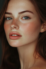 Fototapeta premium close up of a woman face