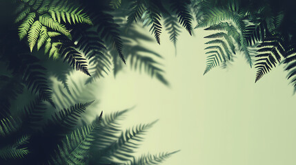 Realistic shadow effect for design. Shadowfern. Illustration