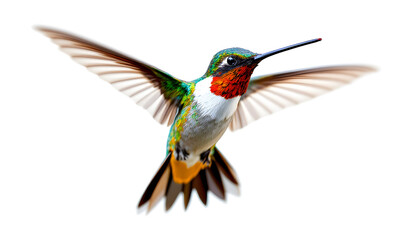 Obraz premium Vibrant Hummingbird in Flight