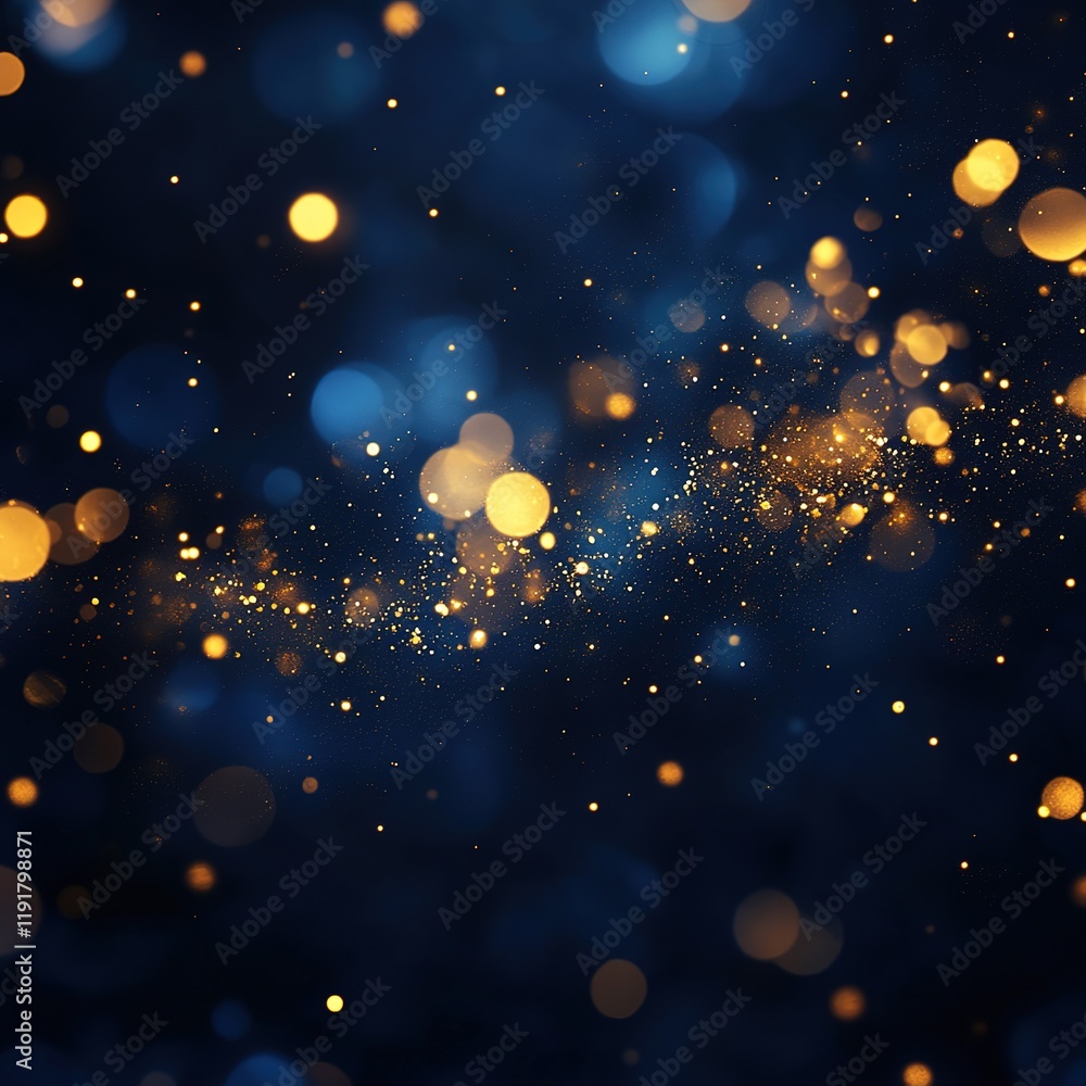 Poster glowing particles in motion abstract background digital art dark environment close-up view inspirati