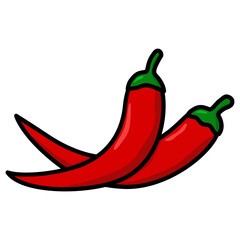 illustration of chili 