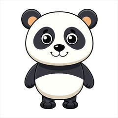 panda vector art and illustration