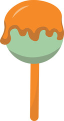 Big Vector Sweet Candy. Set of Candy, Candy, Lollipop, Gumball, Caramel Sugar and Twisted Marshmallow.