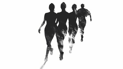 Png people shadow silhouette person minimalistic. Shadowfern. Illustration