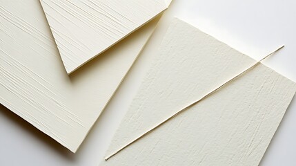 Textured off white panels and a thin wire