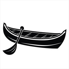 boat on a white background