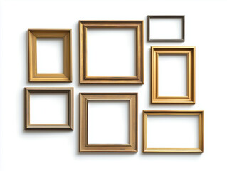 Antique Gold Frame Cutout Collection