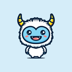 cute chibi yeti
